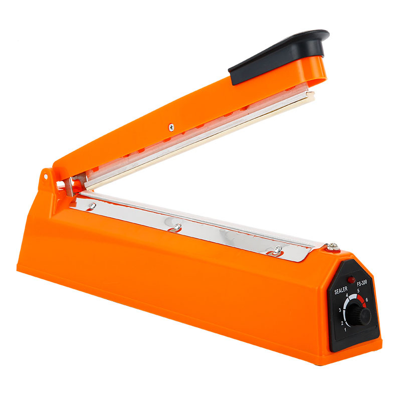 300mm orange manual impulse plastic heat  sealer PFS-300C