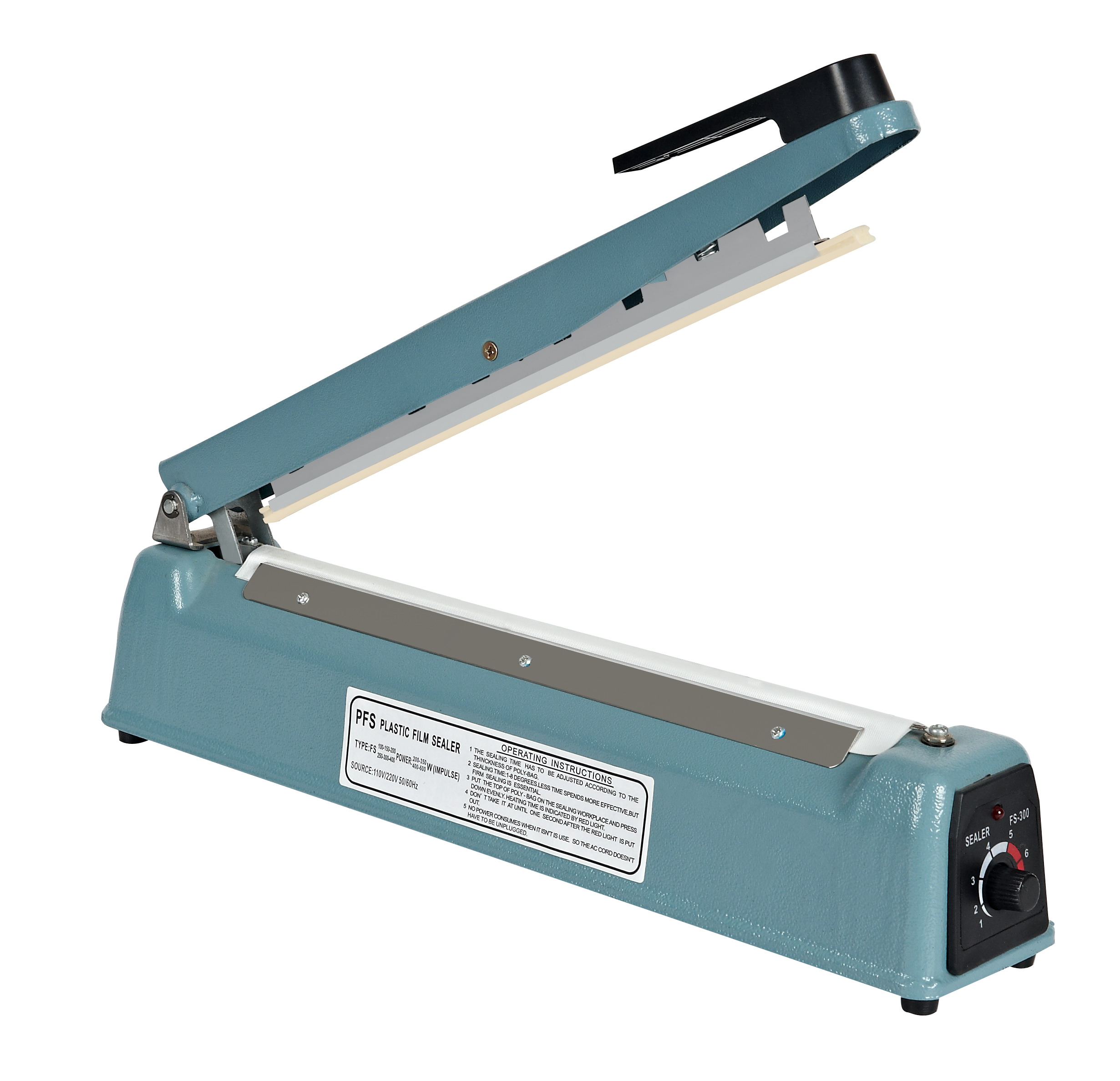 Metal Heat Sealing Impulse Manual Bag Sealer Machine FS-300