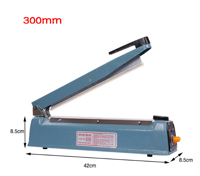 Manual Impulse Sealer Heat Sealing Poly Tubing Bag FS-300