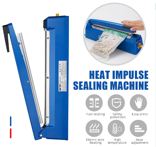 Zhejiang Tianyu industry Co. Ltd. Supplier Factory Manufacturer Manufacturing and Sale Hand Sealing 3.0 mm Width Packing Sealing Machine PFS Series Impulse Plastic Polythene Polybag Sealer