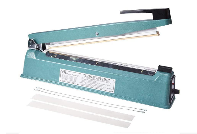  Zhejiang Tianyu industry Co. Ltd. Supplier Factory Manufacturer Supply and Sale Hold Hand Sealing 2 mm Width Impulse Plastic Bag Sealer FS Series Hand Operated Poly Tubing Polypropylene Polyethylene Film Bag Sealing Machine