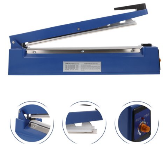 Zhejiang Tianyu Industry Co. Ltd.Supplier Factory Manufacturer Make and Supply Tabletop Impulse Sealer PFS Series Manual Plastic Bag and Poly Film Heat Sealing Machine