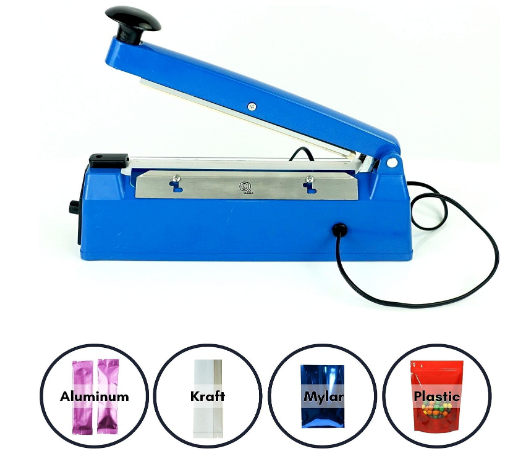 Zhejiang Tianyu Industry Co., Ltd Supplier Factory Manufacturer Make and Export Impulse Sealer ABS Plastic Shell PFS-Series Hand Sealing Food Poly Bag Plastic Film Heat Packaging Machine