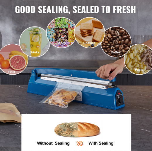 Zhejiang Tianyu Industry Co., Ltd .Supplier Manufacture Make and Export Impulse Plastic Bag Sealer ABS Plastic ABS Shell PFS Series Hand Make Poly Film Bag Heat Sealing Machine