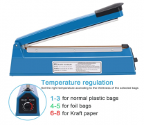 <b>Sealing Plastic Bag Machine Hand Impulse Heat Sealer PFS-250</b>