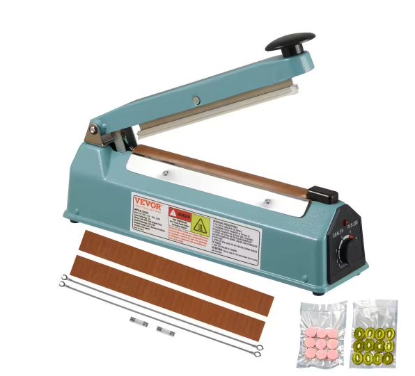 Zhejiang Tianyu Industry Co., Ltd. Supplier Factory Manufacturer Make and Wholesale Hand Plastic Bag Heat Sealing Machine Hand Plastic Bag Heat Sealing Machine Iron Case FS-Series Manual Plastic Bag Film Impulse Sealer