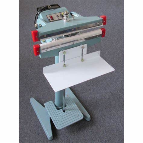 Zhejiang Tianyu Industry Co., Ltd Supplier Factory Manufacturer Make and Sale Foot Operated Double-sided Heating Jaw Impulse Sealer With Cut PFS-D-Series Foot Pedal Make Plastic Bag and Plastic Paper Sealing Machine