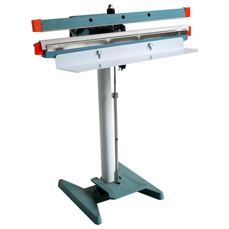 Zhejiang Tianyu Industry Co., Ltd Supplier Factory Manufacturer Make and Supply Impulse Double Heating Jaw Foot Sealer With Upper Round Wire-Seal and Cutter PFS-D-Series Foot Operated Sealing Machine