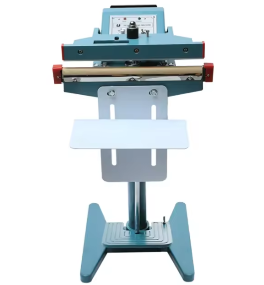 Zhejiang Tianyu Industry Co., Ltd Supplier Factory Manufacturer Make and Exporting Pedestal Impulse Sealer PFS-D-Series Foot Pedal Make Bag or Pouch Dual Element Heating Sealing Machine