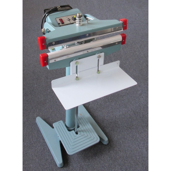 Zhejiang Tianyu Industry Co., Ltd Supplier Factory Manufacturer Make and Exporting Double-Heating Jaw Foot Operated Impulse Bag Sealer PFS-D-Series Foot Pedal Operated Packaging Machine With Pedestal and Stand Sealing Machine