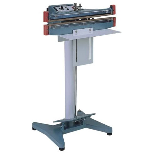 Zhejiang Tianyu Industry Co., Ltd Supplier Factory Manufacturer Make and Export Foot Operated Impulse Sealer With Mechanical Pedal and Pedestal PFS-D-Series Foot Pedal Type Double Jaw Heating Sealing Packing Machine