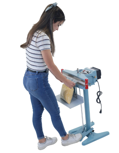 Zhejiang Tianyu Industry Co., Ltd Supplier Factory Manufacturer Make and Exporting Semi-Automatic Foot Operated Impulse Plastic Sealer PFS-D-Series Foot Pedal Double Jaw Heating Sealing Machine