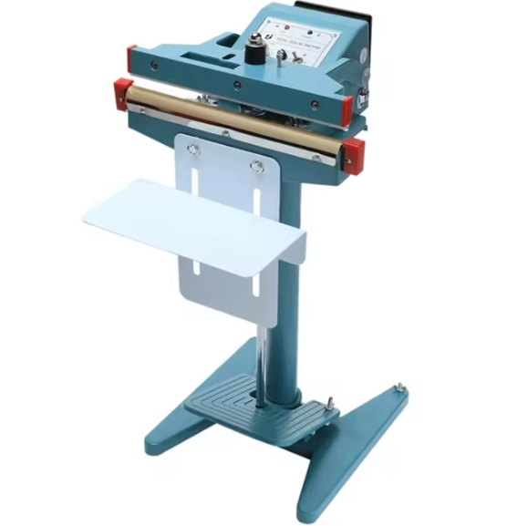 Zhejiang Tianyu Industry Co., Ltd Supplier Factory Manufacturer Make and Sale Foot Impulse Sealer PFS-D-Series Foot Pedal Type Double Jaw Heating Sealing Plastic Bag Machine