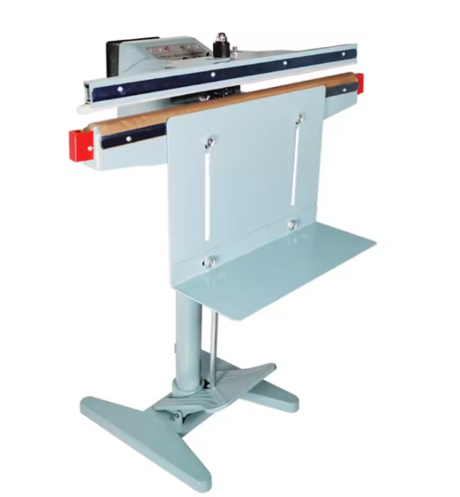 Zhejiang Tianyu Industry Co., Ltd Supplier Factory Manufacturer Make and Supply ​Industrial Used Foot Pedal Sealer Impulse Sealing Machine With Cutter PFS-Series Foot Operated Pedal Packaging Machine