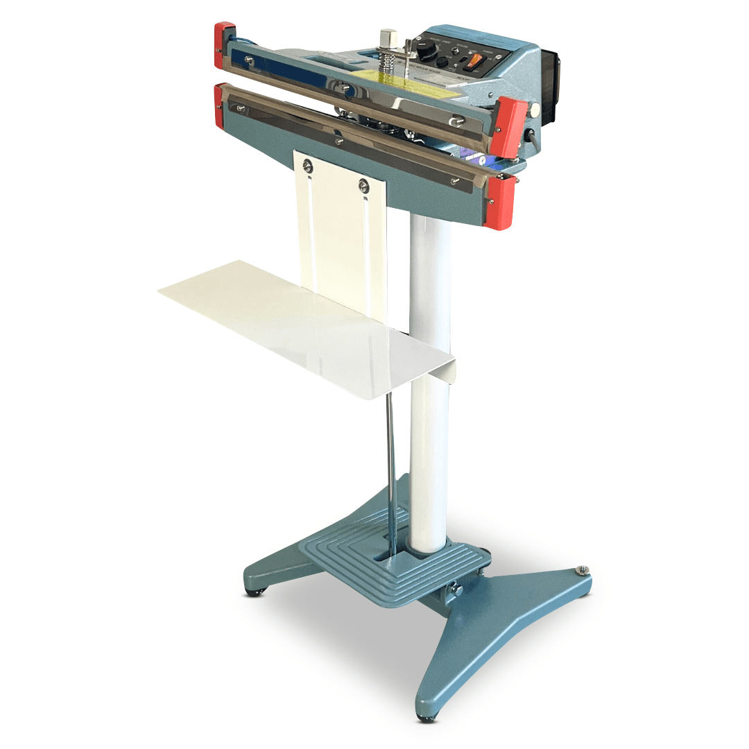 Zhejiang Tianyu Industry Co., Ltd Supplier Factory Manufacturer Make and Sale Pedestal Type Heat Sealer PFS-D-Series Foot Operated Impulse Industrial Used Double Jaw Heating Sealing Machine