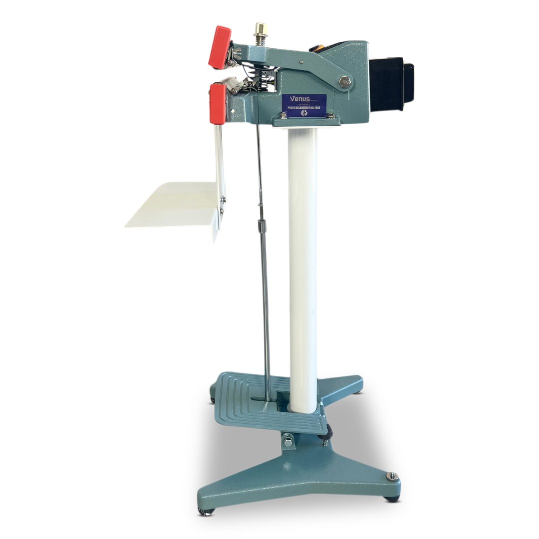 Zhejiang Tianyu Industry Co., Ltd Supplier Factory Manufacturer Make and Sale Pedestal Type Heat Sealer PFS-D-Series Foot Operated Impulse Industrial Used Double Jaw Heating Sealing Machine