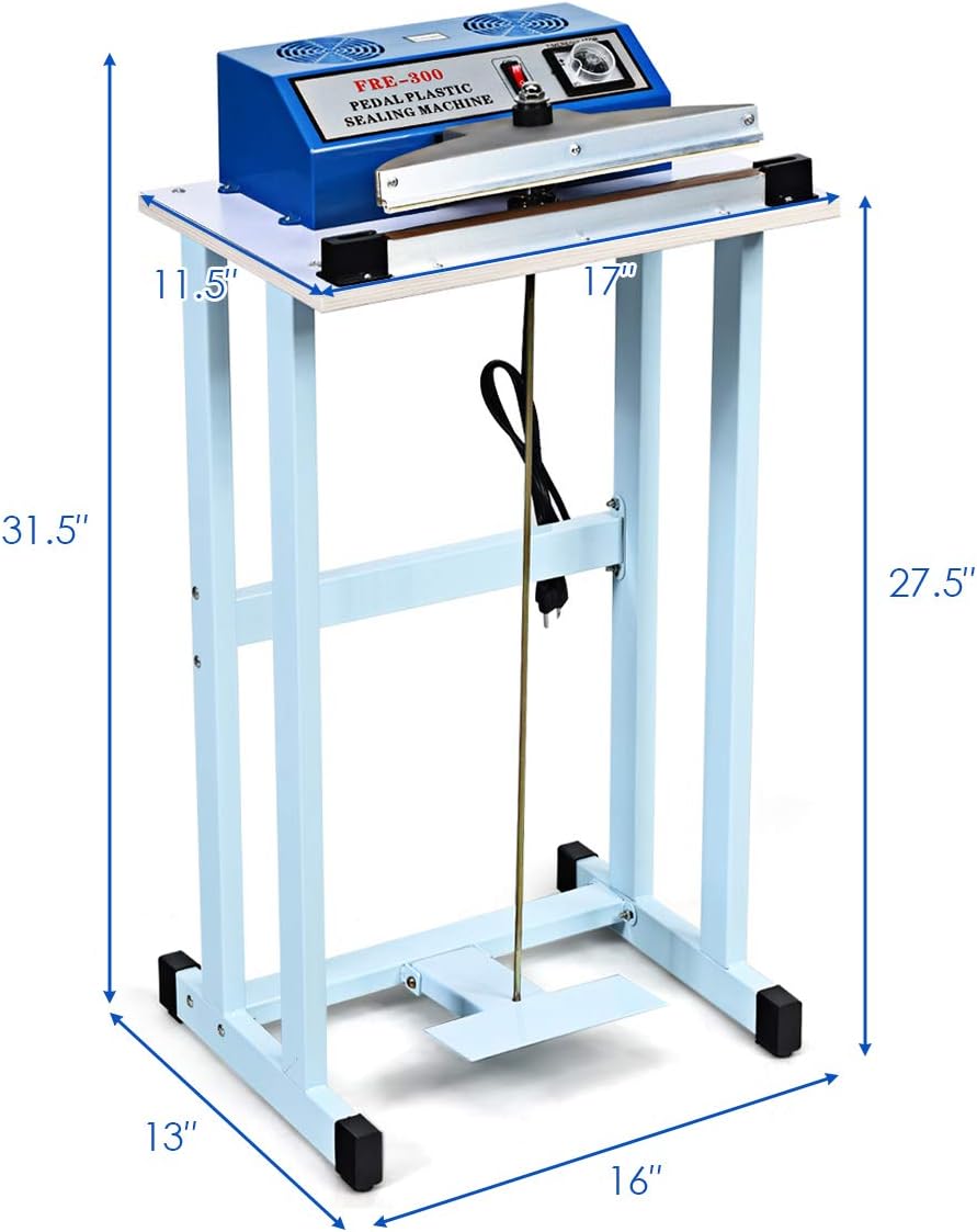 Zhejiang Tianyu Industry Co., Ltd Supplier Factory Manufacturer Made and Export Foot Pedal Impulse Sealer FRT-Series Simple Foot-controlled Pedal Type Poly Bag Heat Sealing Machine