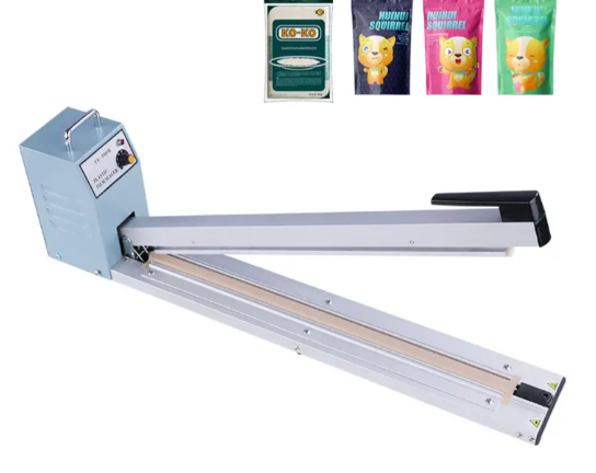 Zhejiang Tianyu Industry Co. ,Ltd Supplier Factory Manufacturer Supply Long Arm Hand Impulse Sealer AFS-Series Aluminum Frame Manual Plastic Bag Film Heat Sealing Machine