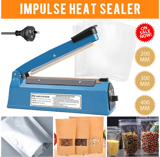 Zhejiang Tianyu Industry Co. Ltd Supplier Factory Manufacturer Make and Supply Hand Impulse Heat Sealer Plastic ABS Shell PFS-Series Industrial Plastic Bag Sealing Machine