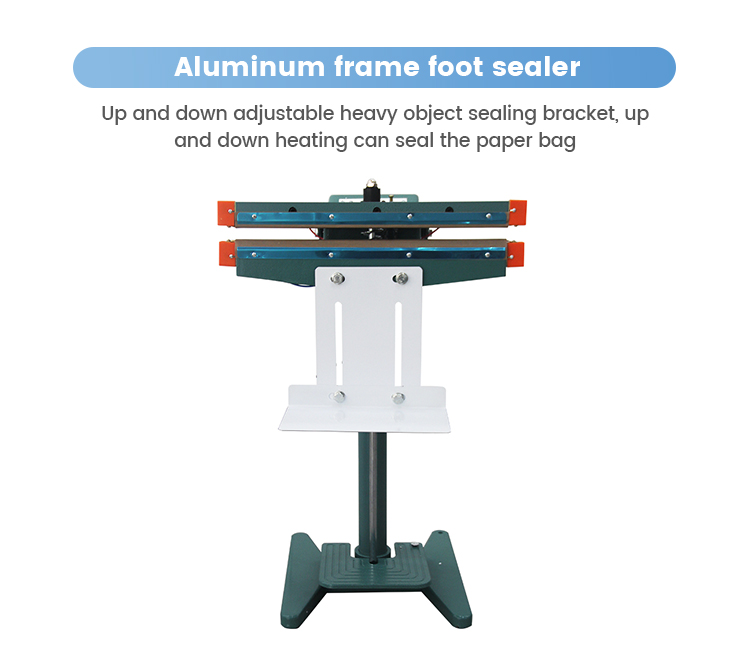 Zhejiang Tianyu Industry Co., Ltd Supplier Factory Manufacturer Make and Supply Foot Impulse Sealer Foot Pedal PFS-Series Poly Pouch and Plastic Bag Sealing Machine