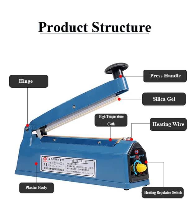 Zhejiang Tianyu Industry Co. Ltd Supplier Factory Manufacturer Make and Wholesale Tabletop Impulse Sealers Plastic ABS Shell PFS-Series Benchtop Manual Heat Sealing Machines Zhejiang Tianyu Industry Co. Ltd Supplier Factory Manufacturer Make and Wholesale Tabletop Impulse Sealers Plastic ABS Shell PFS-Series Benchtop Manual Heat Sealing Machines