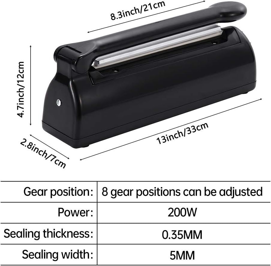  Zhejiang Tianyu Industry Co., Ltd Supplier Factory Manufacturer Make and Wholesale Manual Impulse Sealer Plastic ABS PFS-B Series Hand Plastic Bag Heat Seal Machine