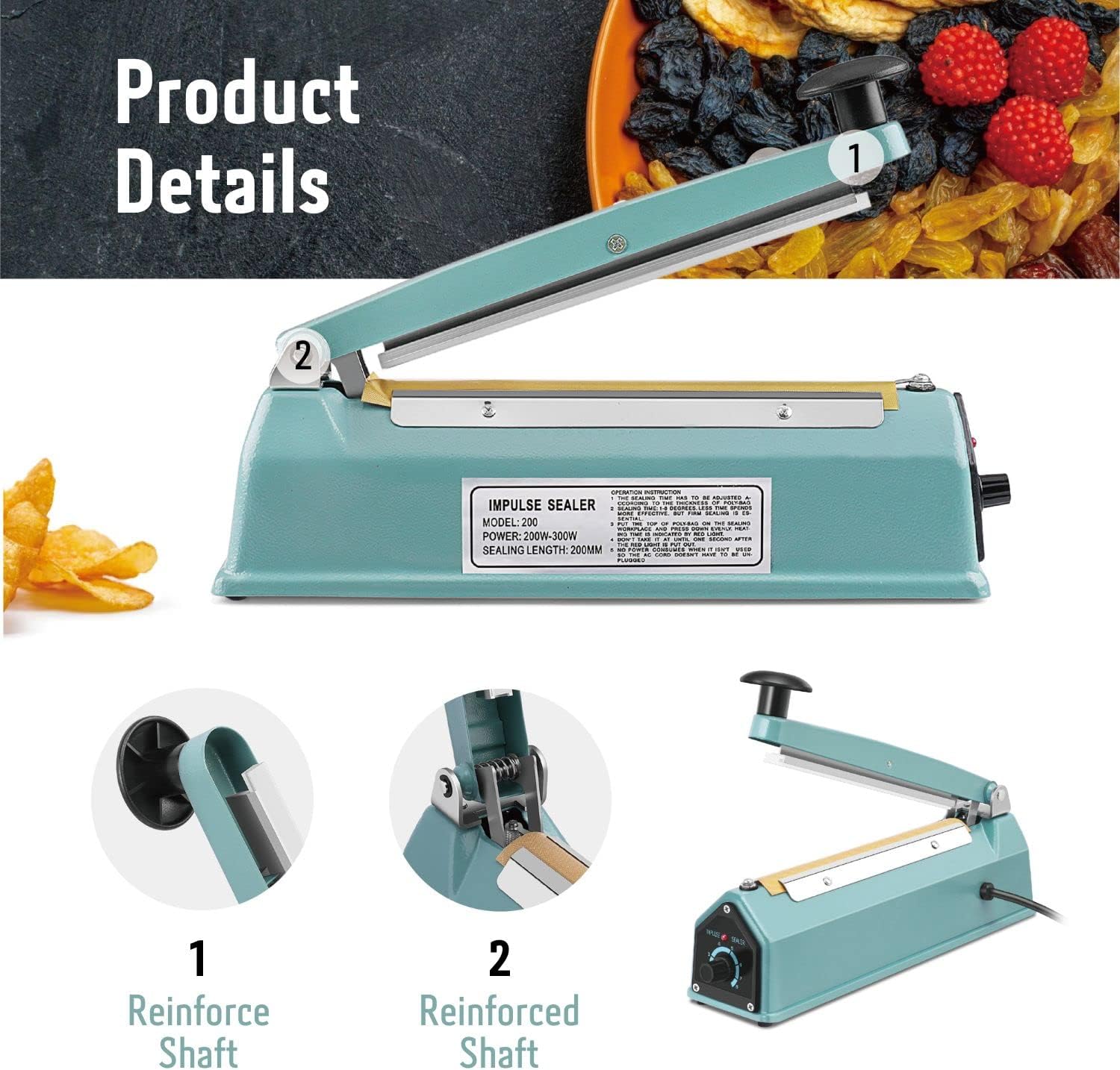 Zhejiang Tianyu Industry Co. ,Ltd Supplier Factory Manufacturer Make and Export Mylar Bag Heat Sealer Iron Case FS-Series Manual Plastic Bag Heat Sealing Machine Zhejiang Tianyu Industry Co. ,Ltd Supplier Factory Manufacturer Make and Export Mylar Bag Heat Sealer Iron Case FS-Series Manual Plastic Bag Heat Sealing Machine