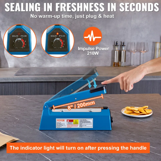 Zhejiang Tianyu Industry Co., Ltd.Supplier Factory Manufacturer Make and Exporting Hand Held Bag Heat Sealer Plastic Body PFS-Series Plastic Film Sealing Machine