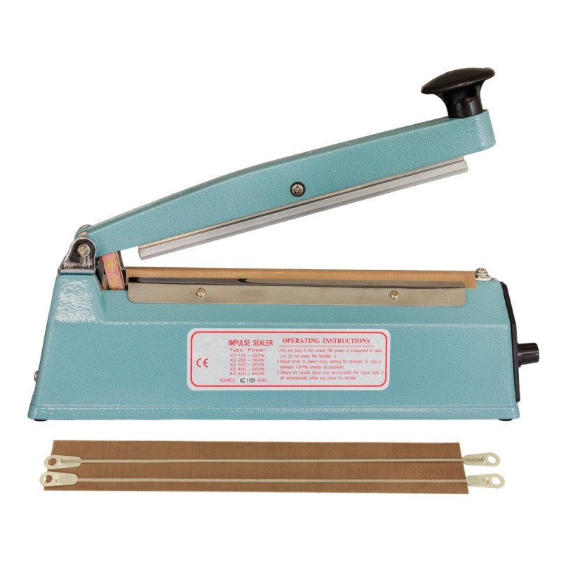 Zhejiang Tianyu Industry Co., Ltd. Supplier Factory Manufacturer Supply Hand Impulse Sealers Iron Case FS-Series Manual Plastic PE PP Aluminum Foil Kraft Paper Bag Heat Sealing Machines