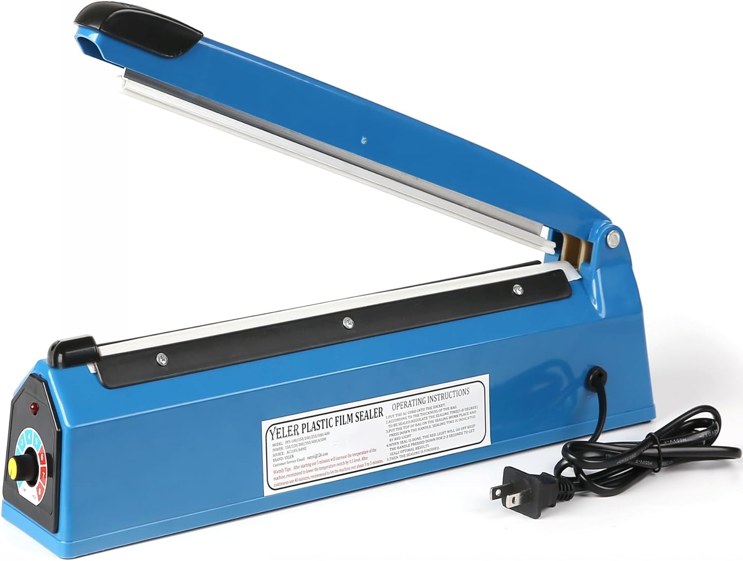 Zhejiang Tianyu Industry Co., Ltd Supplier Factory Manufacturer Make and Sale Desktop Impulse Heat Sealers Plastic ABS Shell PFS Series Hand Plastic Bag Heat Sealing Machines Low Price Packaging Tool