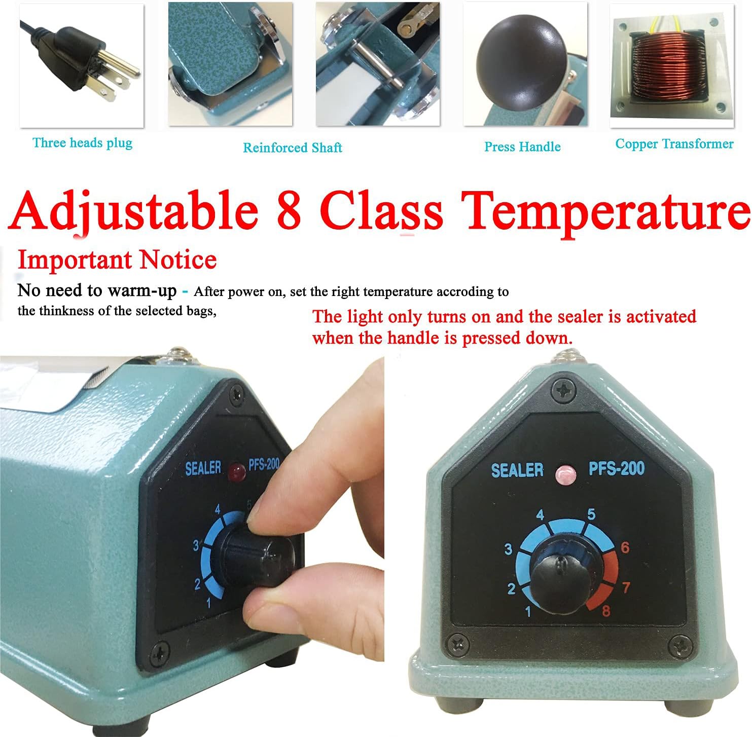 Zhejiang Tianyu Industry Co., Ltd. Supplier Factory Manufacturer Make and Supply Impulse Hand Sealer Aluminum-Cast AFS Series Manual Plastic Bag Heat Sealing Machine Zhejiang Tianyu Industry Co., Ltd. Supplier Factory Manufacturer Make and Supply Impulse Hand Sealer Aluminum-Cast AFS Series Manual Plastic Bag Heat Sealing Machine