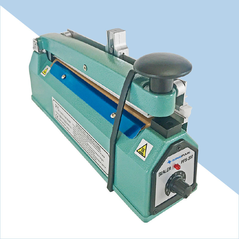 Zhejiang Tianyu Industry Co. ,Ltd Supplier Factory Manufacturer Make and Sale Impulse Hand Sealers With Cutter Iron Body FS-Series Manual Plastic Film Bag Heat Sealing Machines