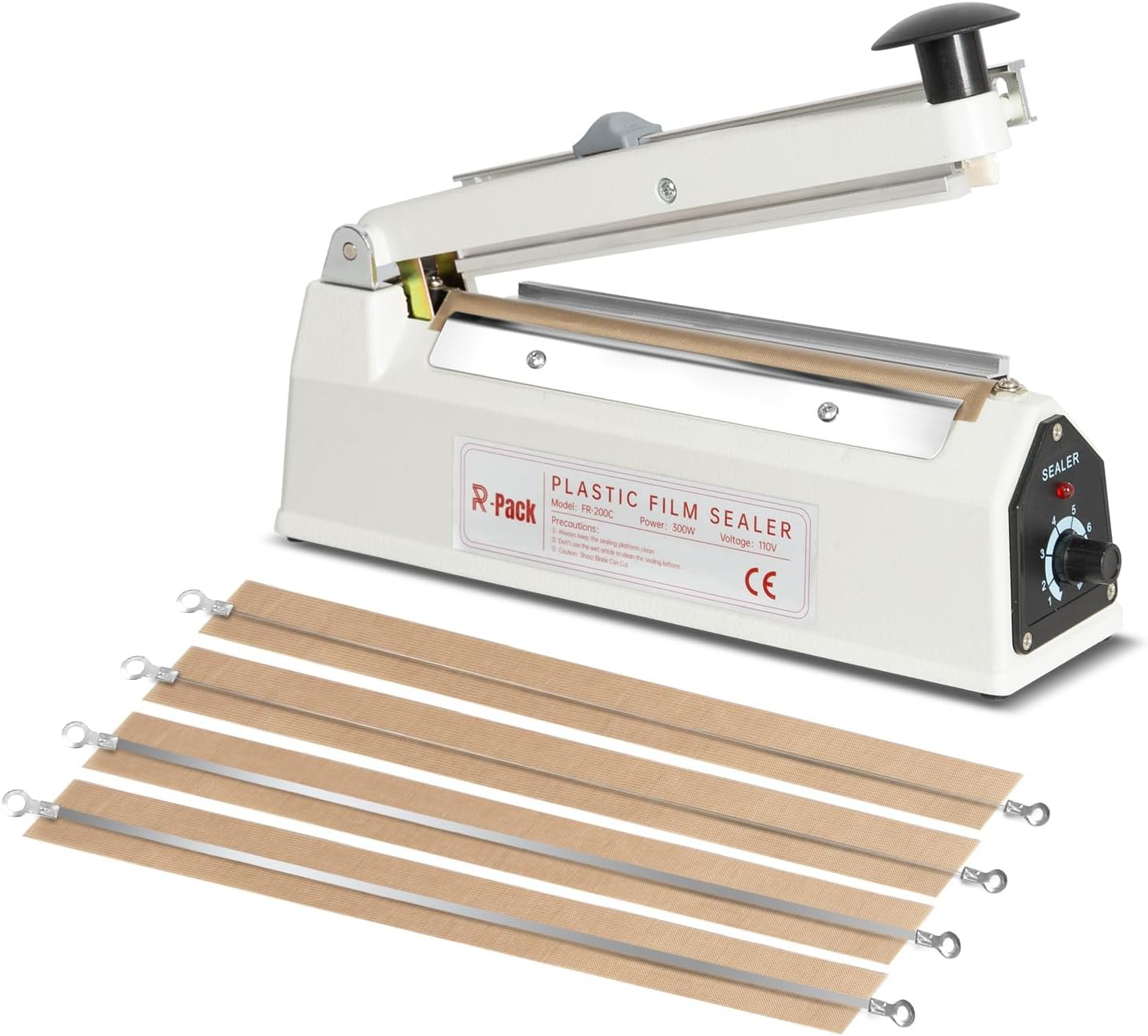 Zhejiang Tianyu Industry Co., Ltd. Supplier Factory Manufacturer Wholesale Tabletop Impulse Sealer with Cutter Iron Case FS-Series Sealing Machine