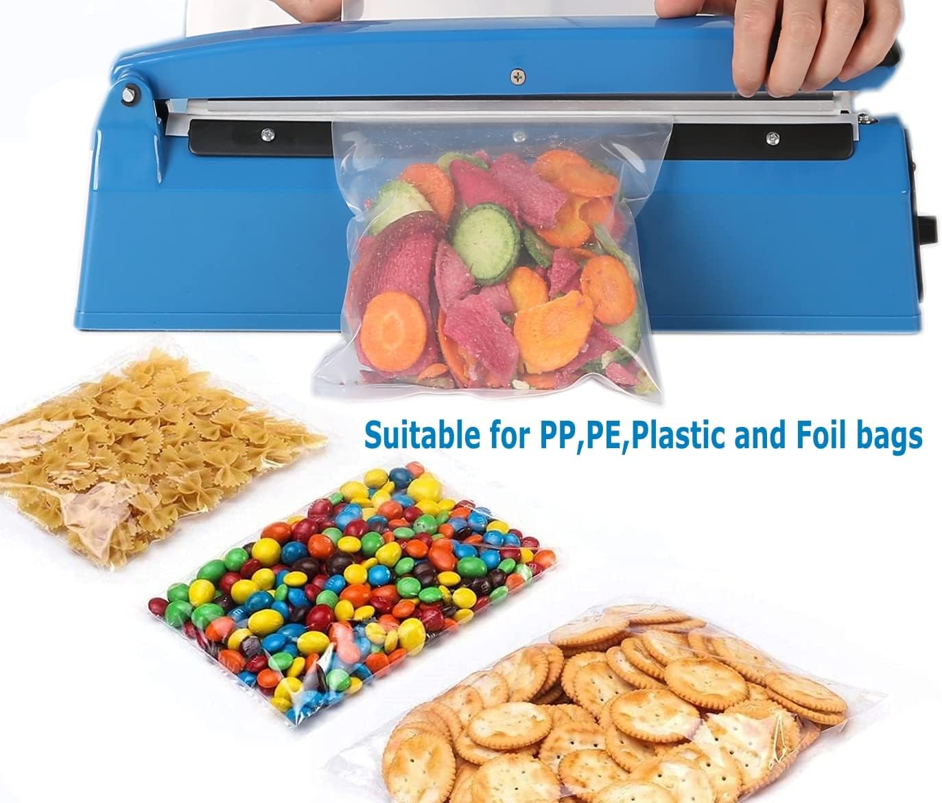 Zhejiang Tianyu Industry Co., Ltd Supplier Factory Manufacturer Make Export Hand Operated Impulse Heat Sealer For Plastic Bag And Poly Tubing Plastic Shell PFS-Series Sealing Machines